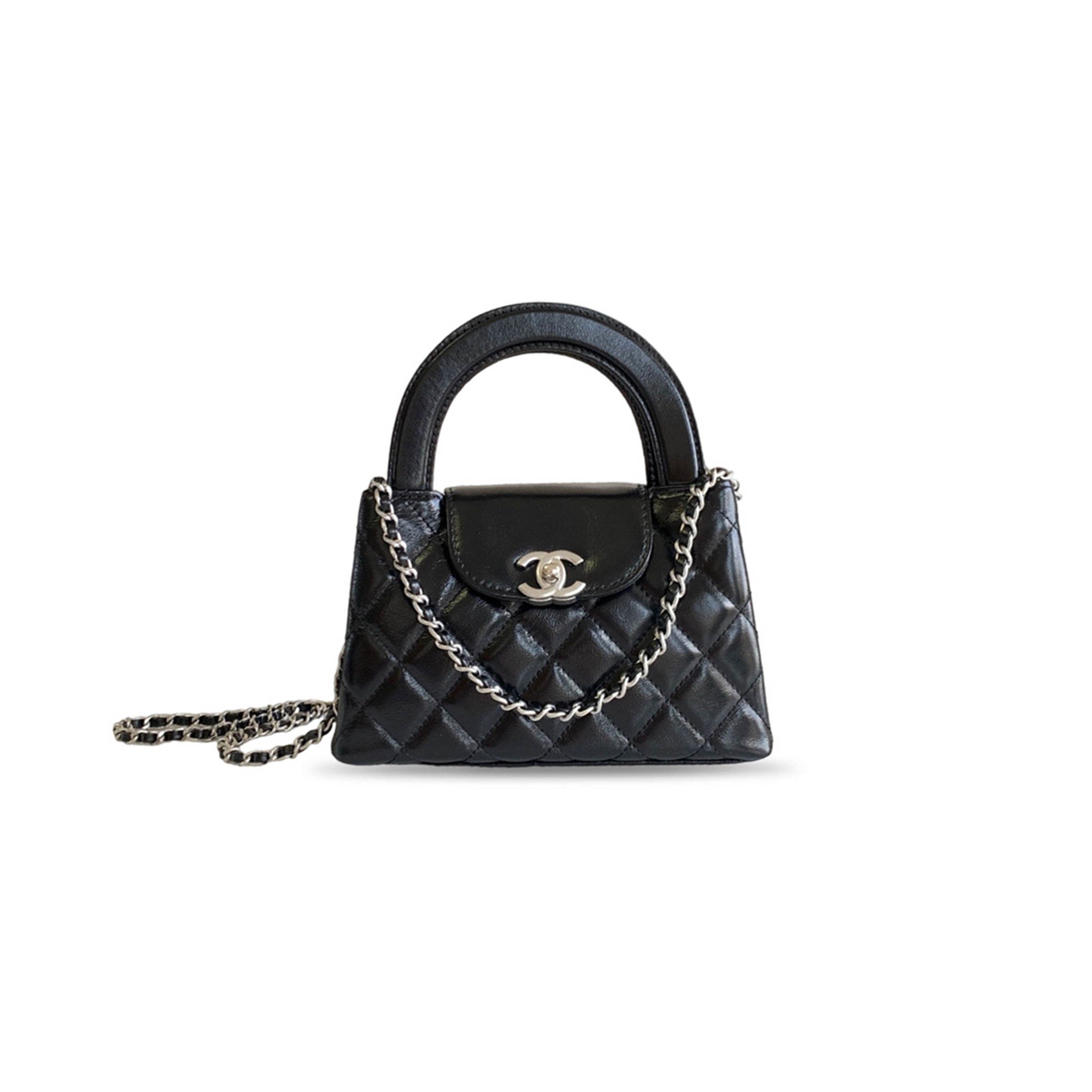 CHANEL MINI KELLY HANDLE BAG AS4416 (19*13*7cm)